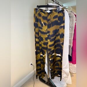 Christian Wijnants Brown and Black Relaxed Fit Trousers